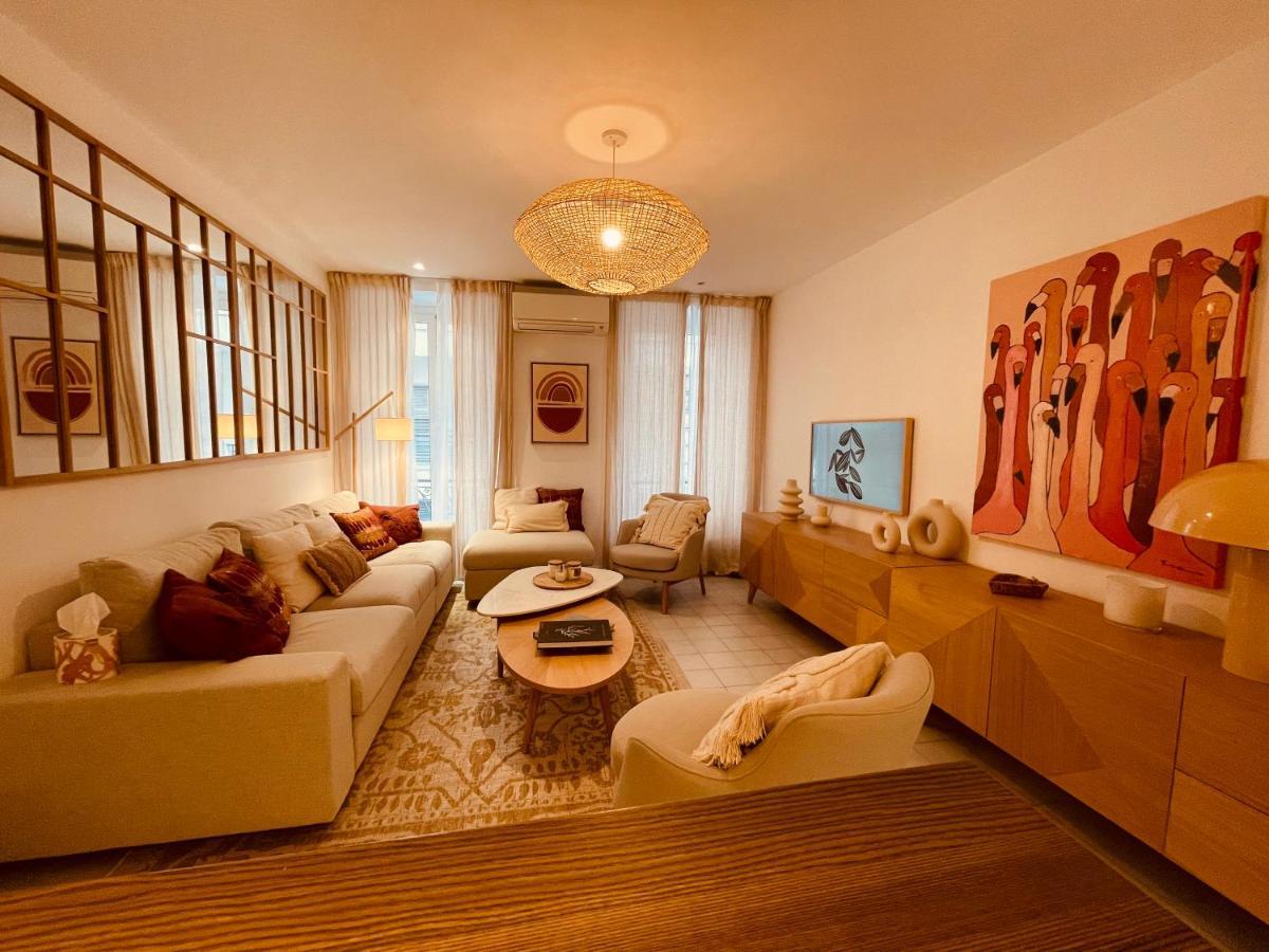Nice Renting - Paganini - Spacious Apartment - 2 Bedrooms - King Bed - Bathtub - Heart Of Nizza Kültér fotó